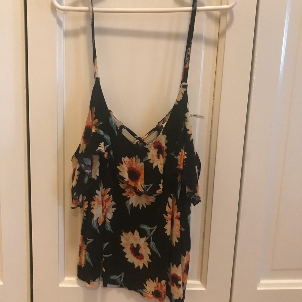 Urban Outfitters Floral Crop Top